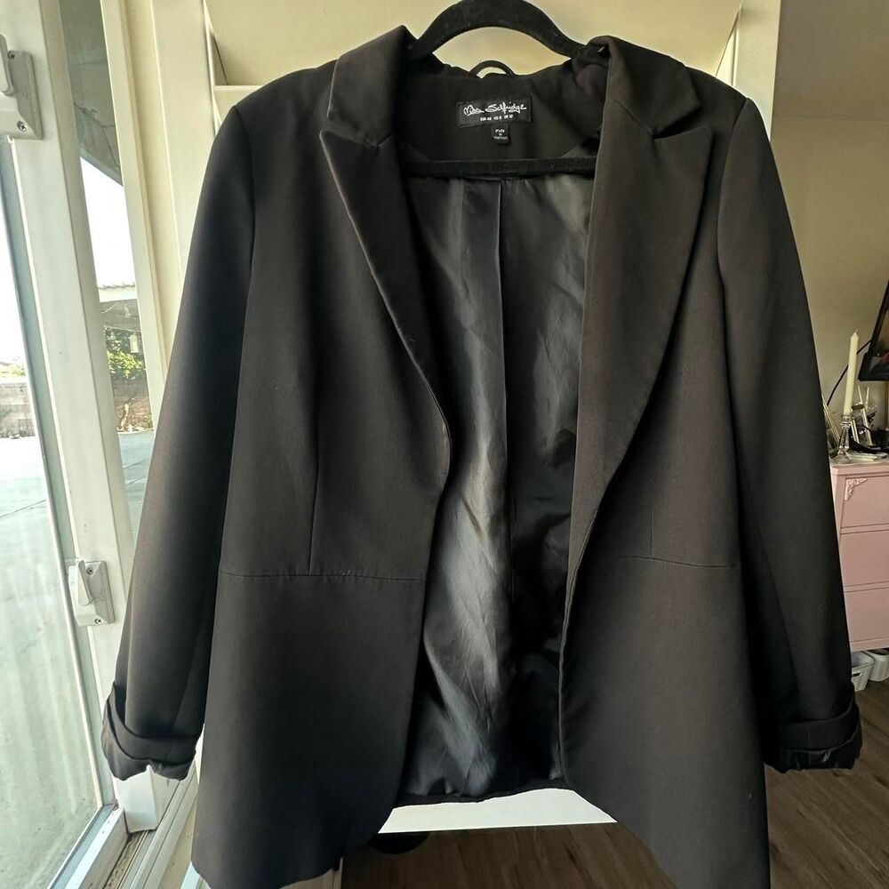 Miss Selfridge Women's Black Blazer